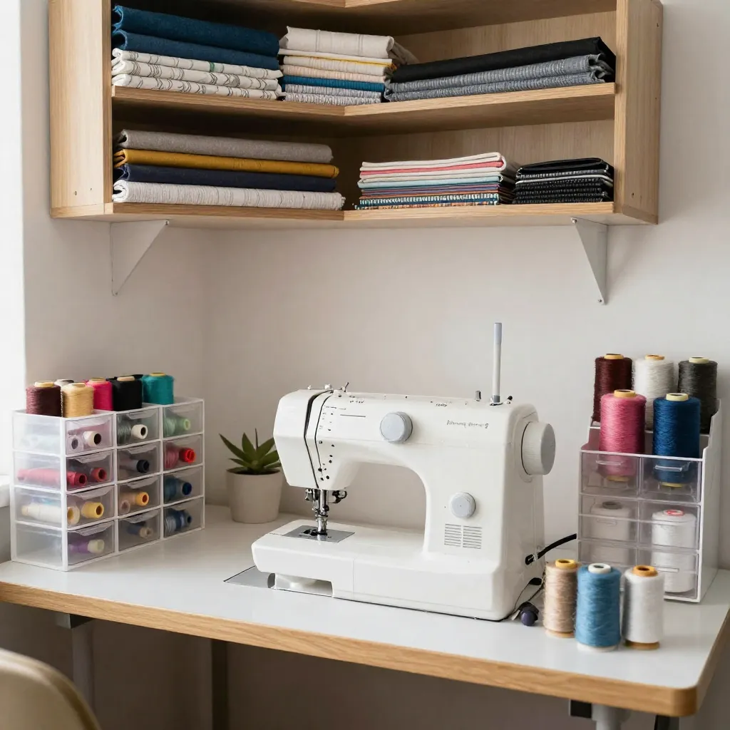 Sewing equipment layout